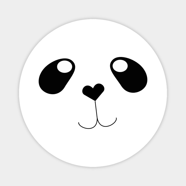 Cute panda Magnet by Robyn's T shop